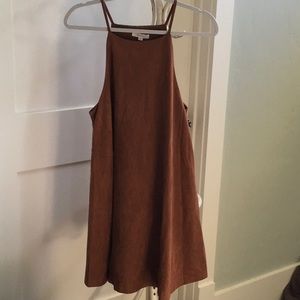 Cute stretch suede like dress.